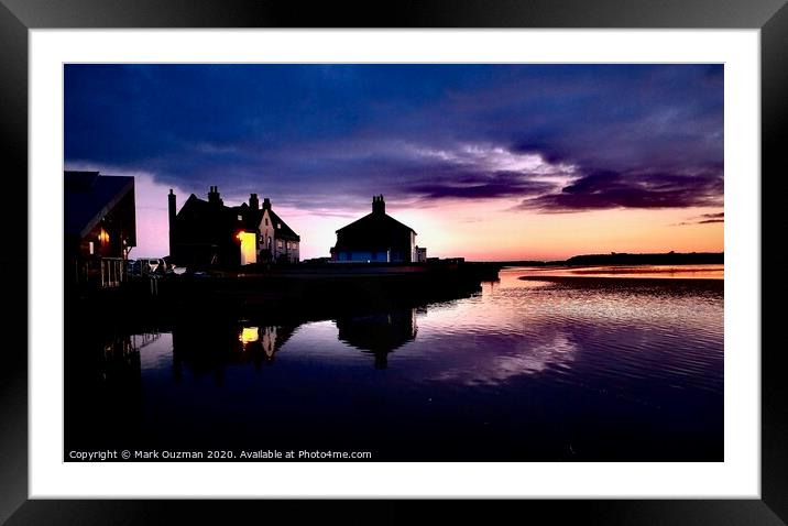 After Dusk  Framed Mounted Print by Mark Ouzman BA Hons