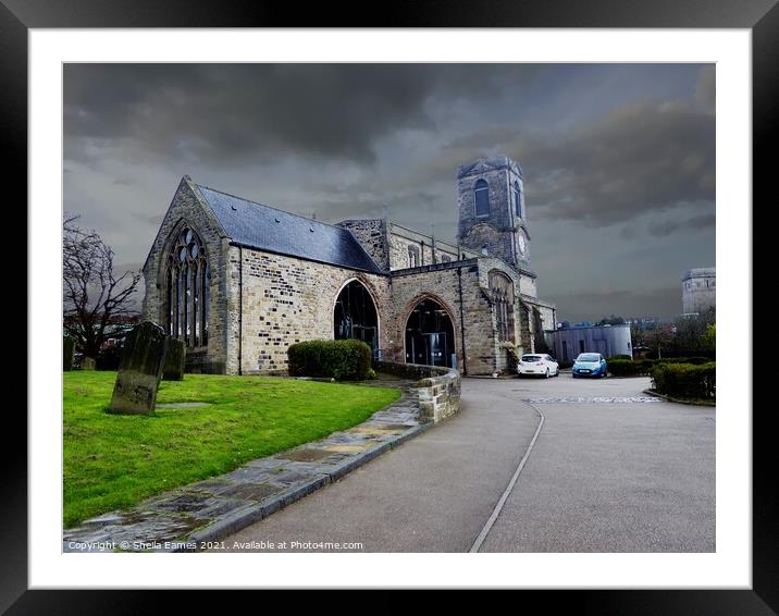 St Mary’s Heritage Centre, Gateshead Framed Mounted Print by Sheila Eames