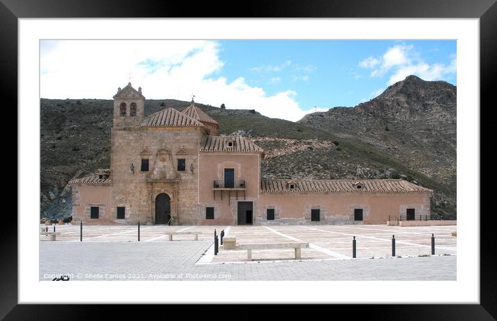 Sanctuary of Saliente, Almeria Province, Sapin Framed Mounted Print by Sheila Eames