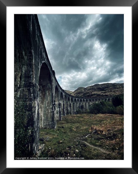 Glenfinnan Viaduct   Framed Mounted Print by Ashley Bremner