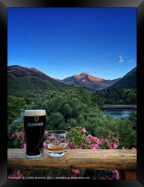 Drink with a view Framed Print by Ashley Bremner