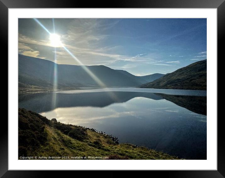 Loch Callater  Framed Mounted Print by Ashley Bremner