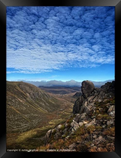 A View From Ben Avon Framed Print by Ashley Bremner