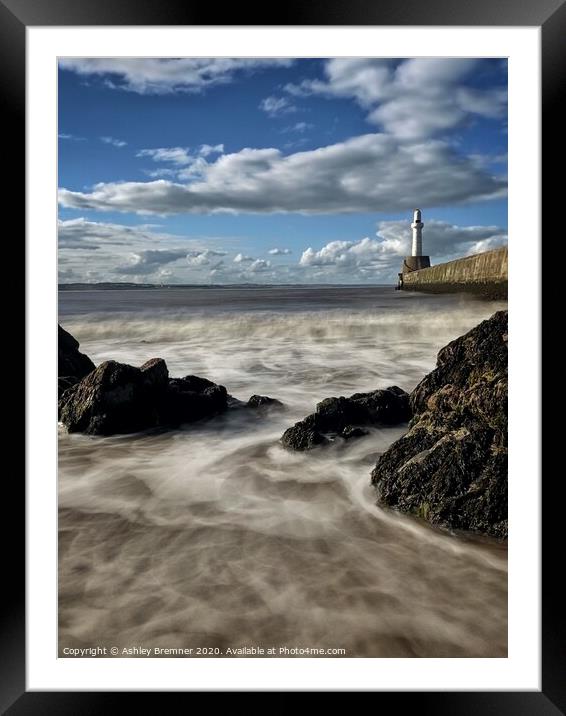 Aberdeen Lighthouse Framed Mounted Print by Ashley Bremner