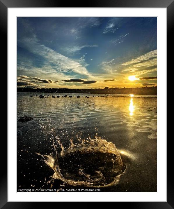 A Drop in the Ocean Framed Mounted Print by Ashley Bremner