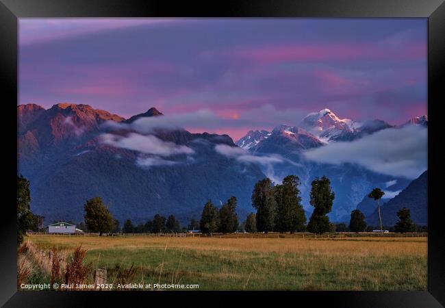 Mount Cook Framed Print by Paul James