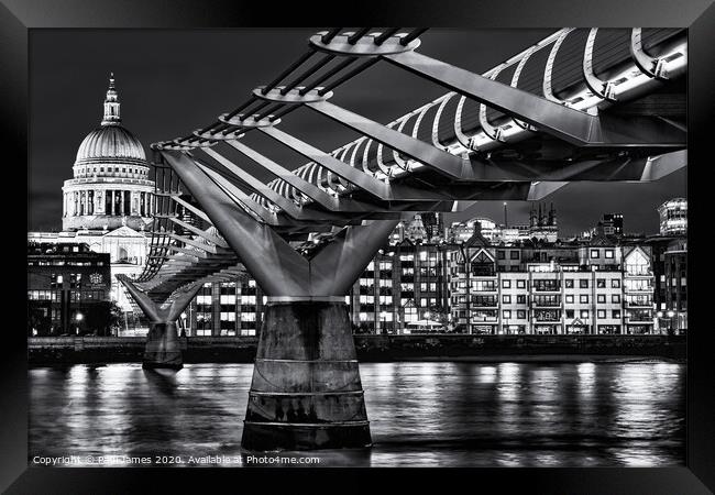 St Paul's Cathedral, London Framed Print by Paul James