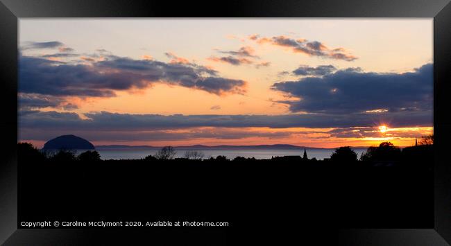Beautiful Sky Sunset Framed Print by Caroline McClymont