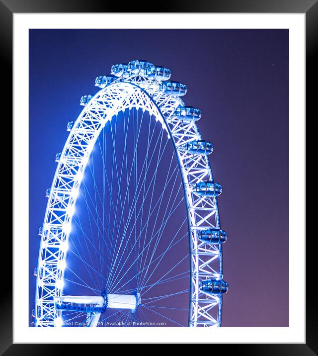 The Eye Framed Mounted Print by David Caspar