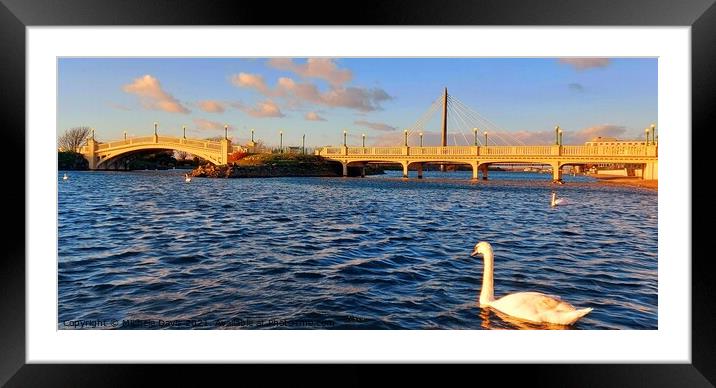 Venetian Bridge Southport Framed Mounted Print by Michele Davis