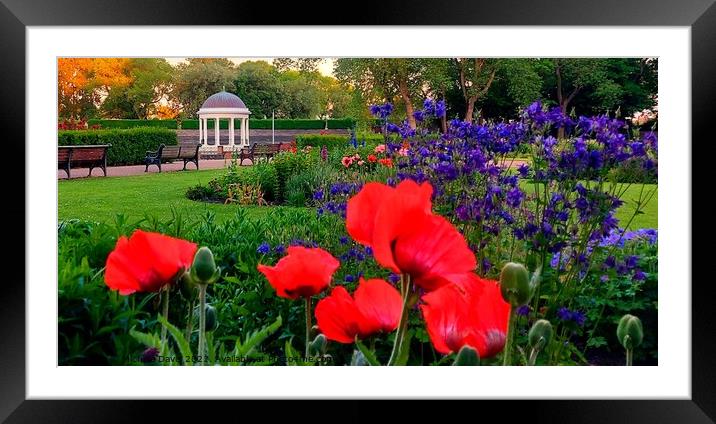 Summer in Stanley Park Blackpool Framed Mounted Print by Michele Davis