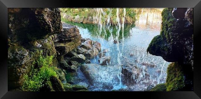 Waterfall St Anne's Promenade  Framed Print by Michele Davis