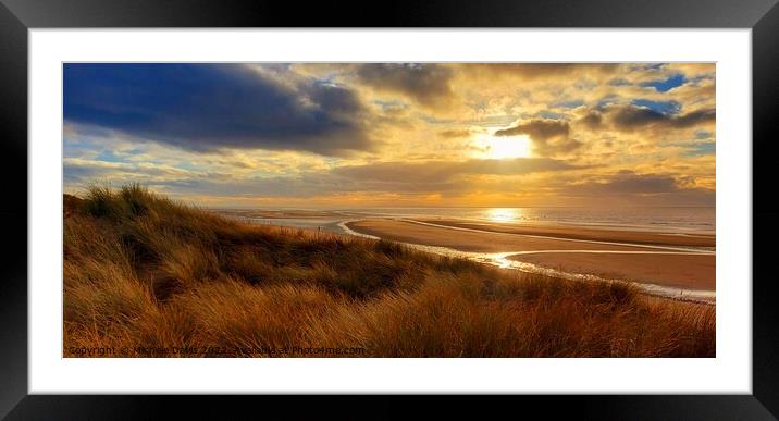 St Anne's Sand Dunes Framed Mounted Print by Michele Davis