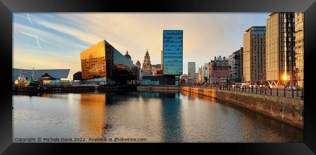 Mann Island, Liverpool Framed Print by Michele Davis