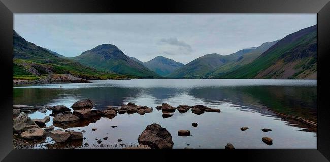 Wastwater, Cumbria Framed Print by Michele Davis