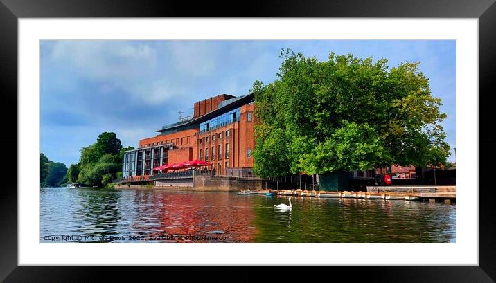 Royal Shakespeare Theatre Framed Mounted Print by Michele Davis
