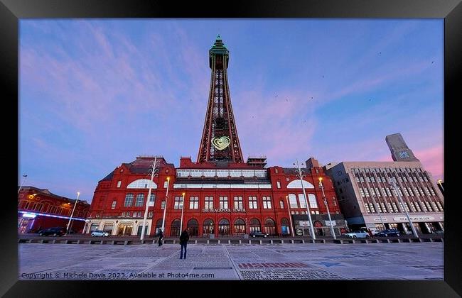 Blackpool Tower Headland Framed Print by Michele Davis