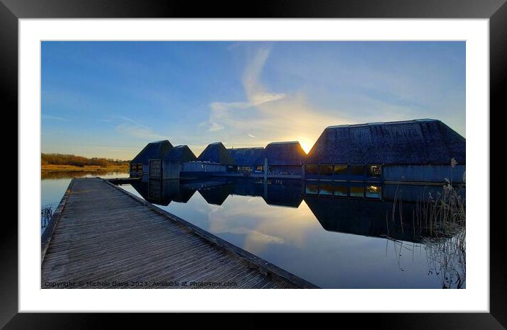 Brockholes Visitor Centre Framed Mounted Print by Michele Davis