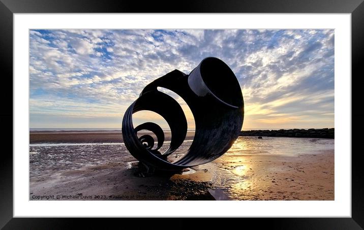 Mary's Shell Cleveleys Framed Mounted Print by Michele Davis