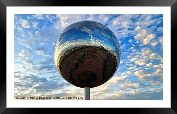 Mirror Ball Blackpool Framed Mounted Print by Michele Davis