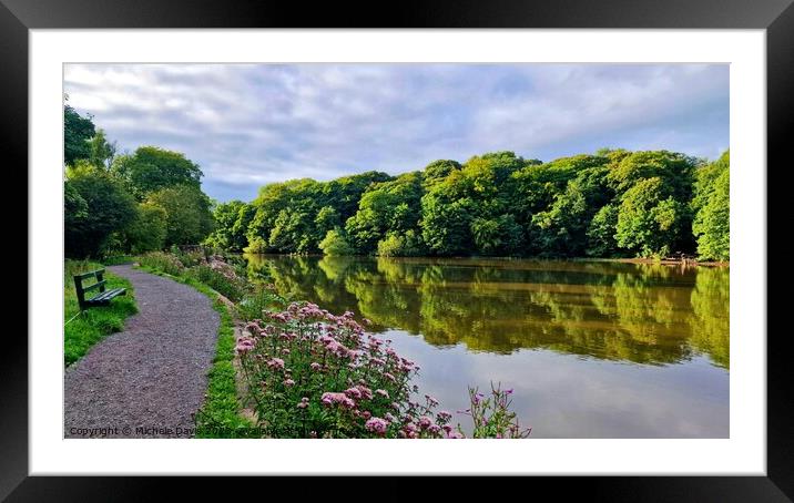 Yarrow Valley Country Park Framed Mounted Print by Michele Davis