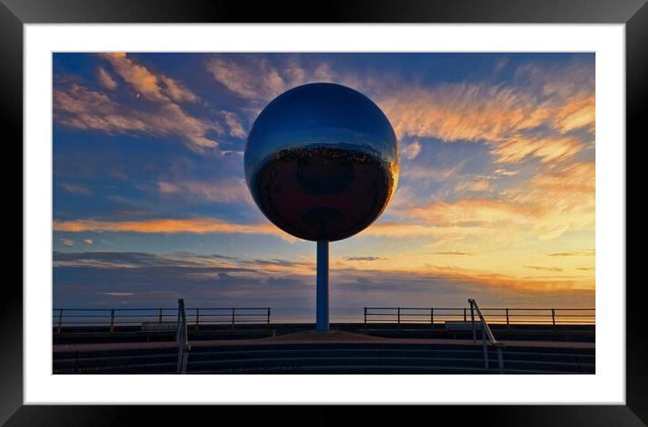 Mirror Ball Blackpool Framed Mounted Print by Michele Davis