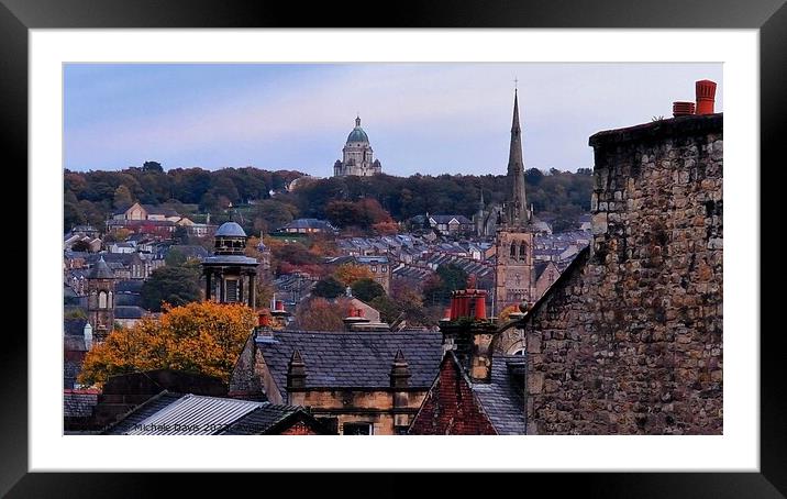 Lancaster Rooftops Autumn Framed Mounted Print by Michele Davis