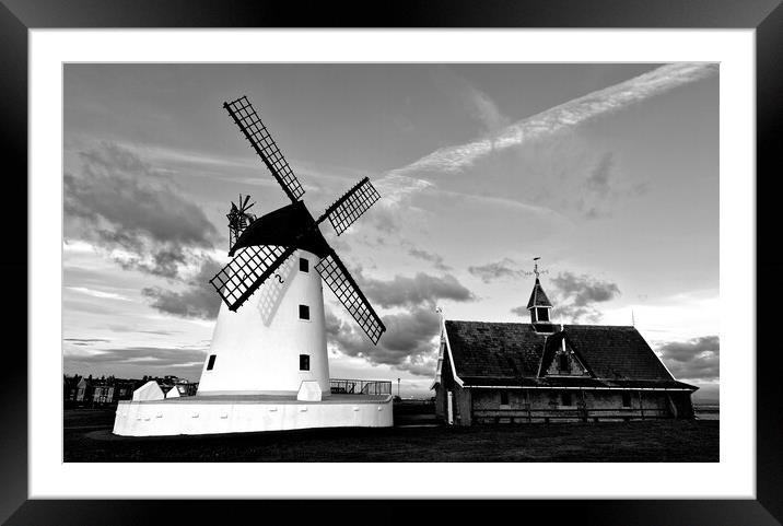 Lytham Windmill Framed Mounted Print by Michele Davis