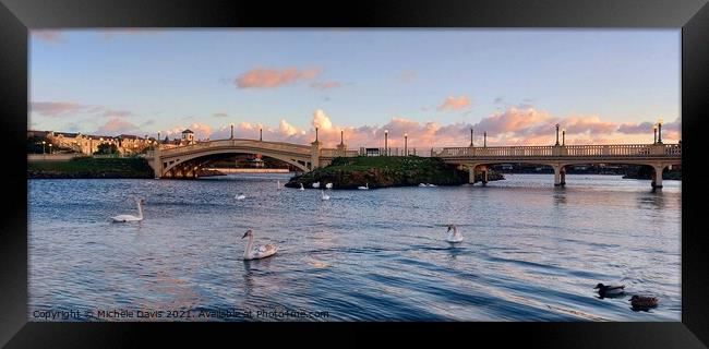 Venetian Bridge Southport Framed Print by Michele Davis