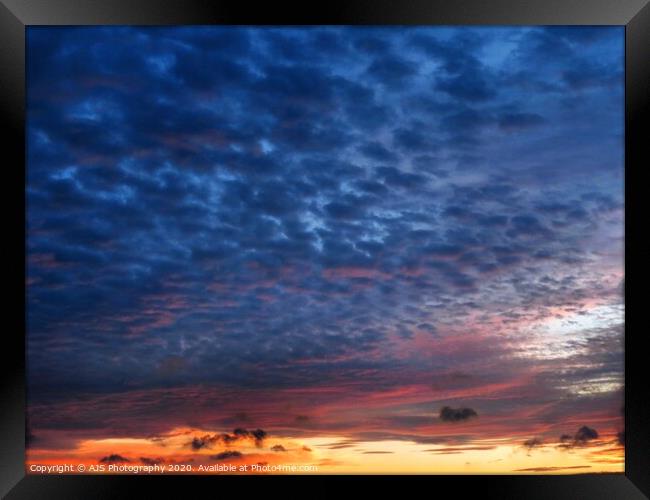 Apocalyptic Clouds Framed Print by AJS Photography