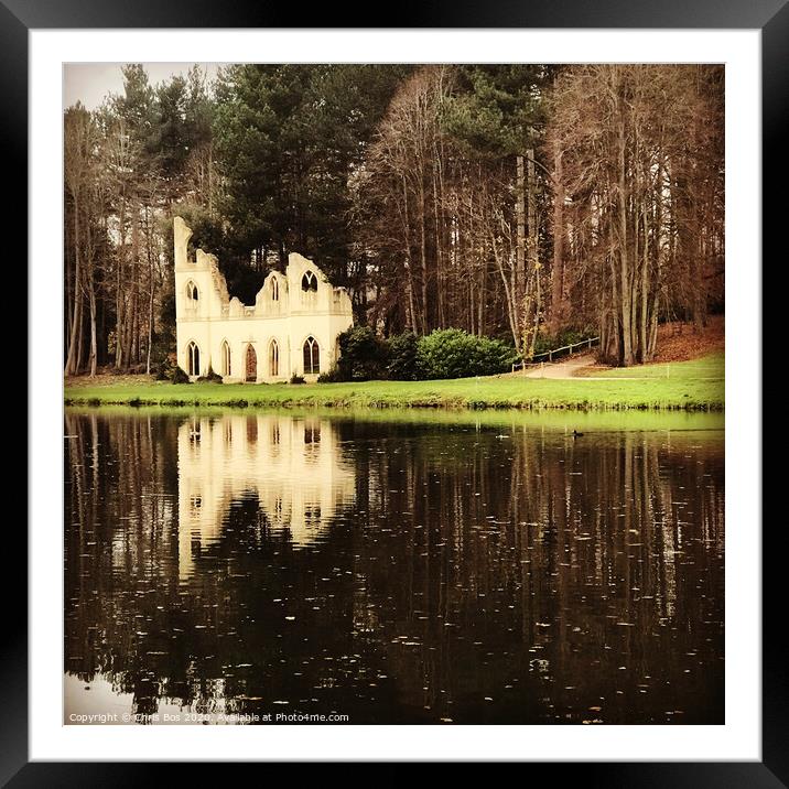 Pains Hill Park Abbey Ruins Framed Mounted Print by Chris Bos