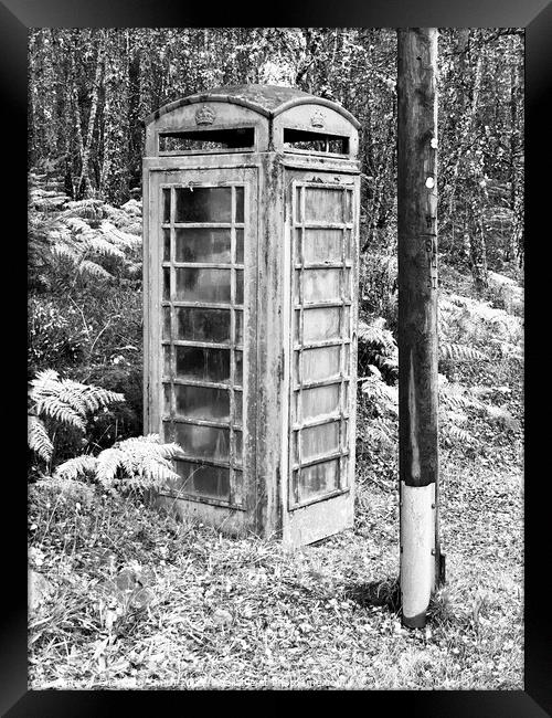 Phone box  Framed Print by Charlotte Smith