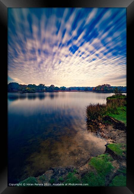 Clouds over Richmond Park Framed Print by Hiran Perera