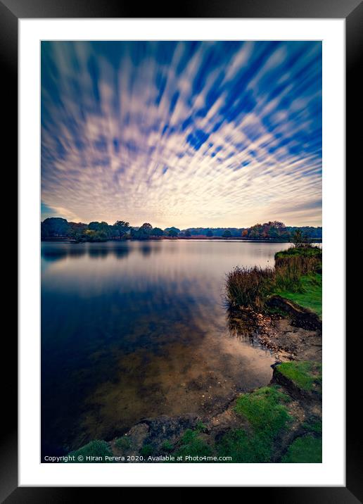 Clouds over Richmond Park Framed Mounted Print by Hiran Perera