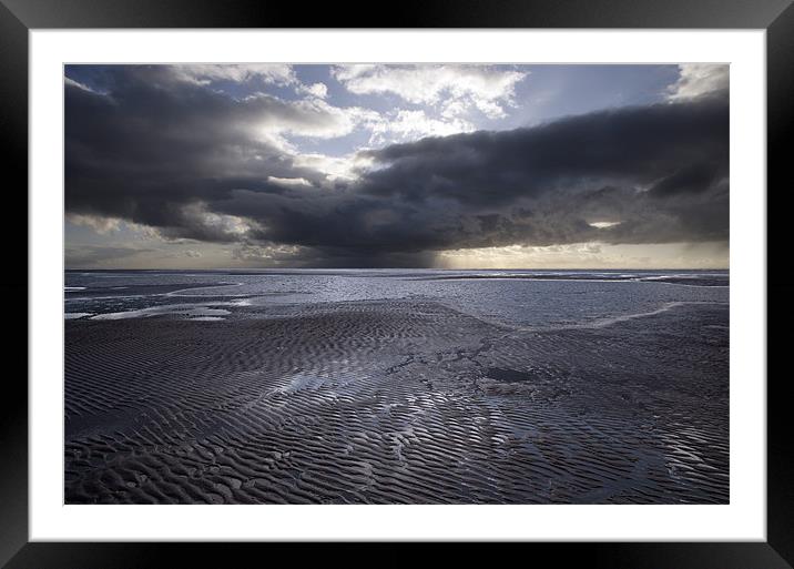 THE APPROACHING STORM Framed Mounted Print by Mal Taylor Photography
