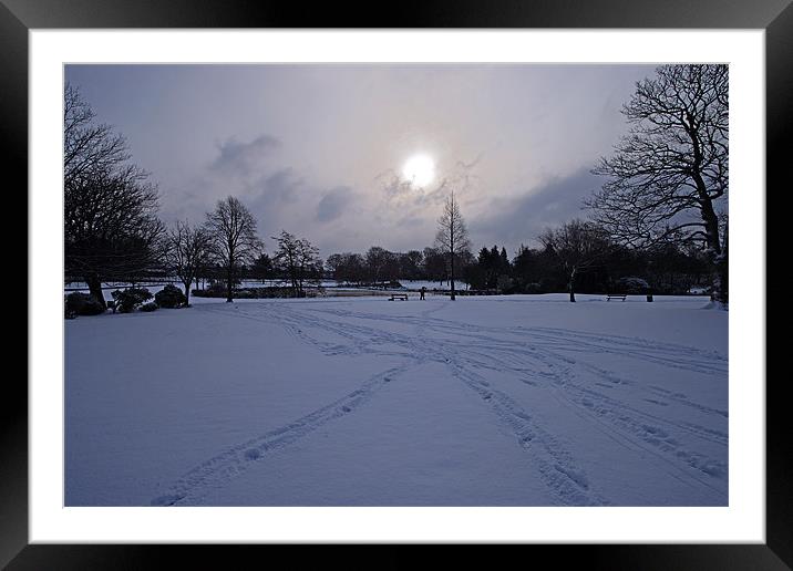 COLD DUSK Framed Mounted Print by Mal Taylor Photography