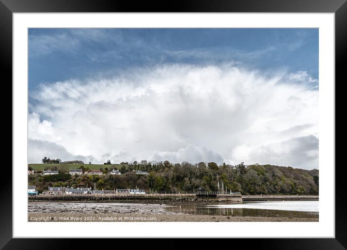 Ethereal Cloudscape Framed Mounted Print by Mike Byers