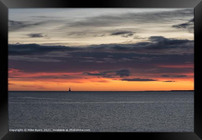 "A Serene Morning on Moray Firth" Framed Print by Mike Byers