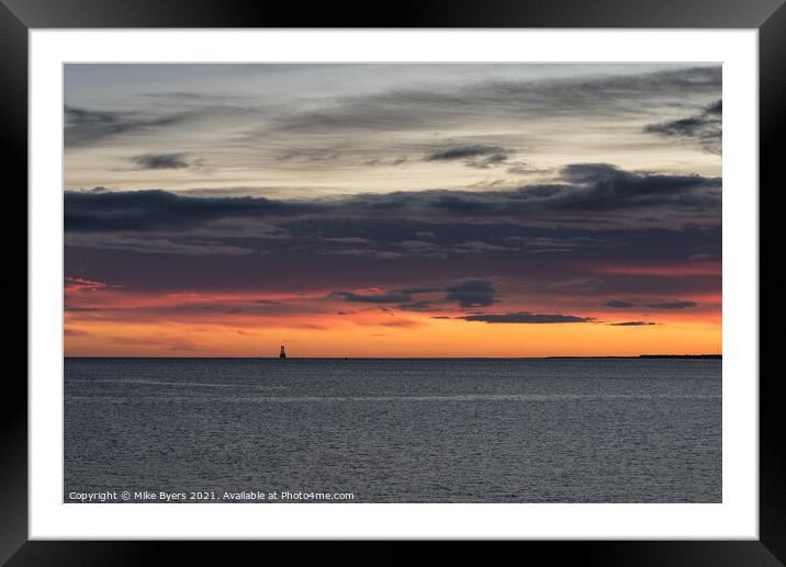 "A Serene Morning on Moray Firth" Framed Mounted Print by Mike Byers