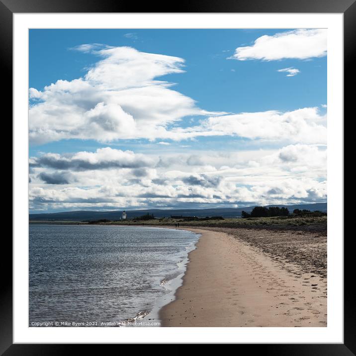 Chanonry Point Lighthouse Framed Mounted Print by Mike Byers