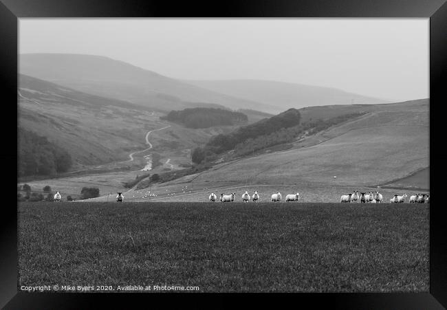 "Serenity in Motion" Framed Print by Mike Byers