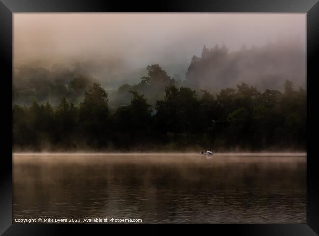 "Ethereal Symphony on Loch Awe" Framed Print by Mike Byers