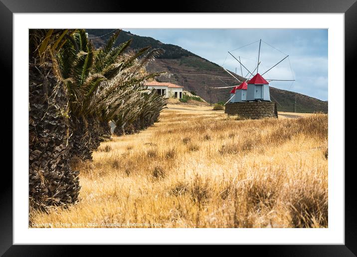 Serene Hills of Porto Santo Framed Mounted Print by Mike Byers