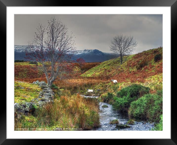 Ben Rinnes From Edinvillie Speyside Morayshire Framed Mounted Print by OBT imaging