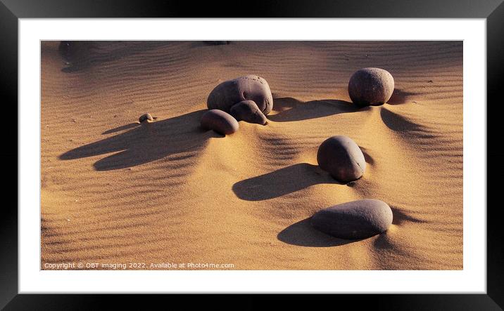 Red Point Beach Near Gairloch Highland Scotland Sands Of Sunset Shade Framed Mounted Print by OBT imaging