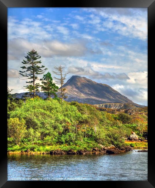 Canisp Mountain Glen Canisp Assynt West Highland Scotland  Framed Print by OBT imaging