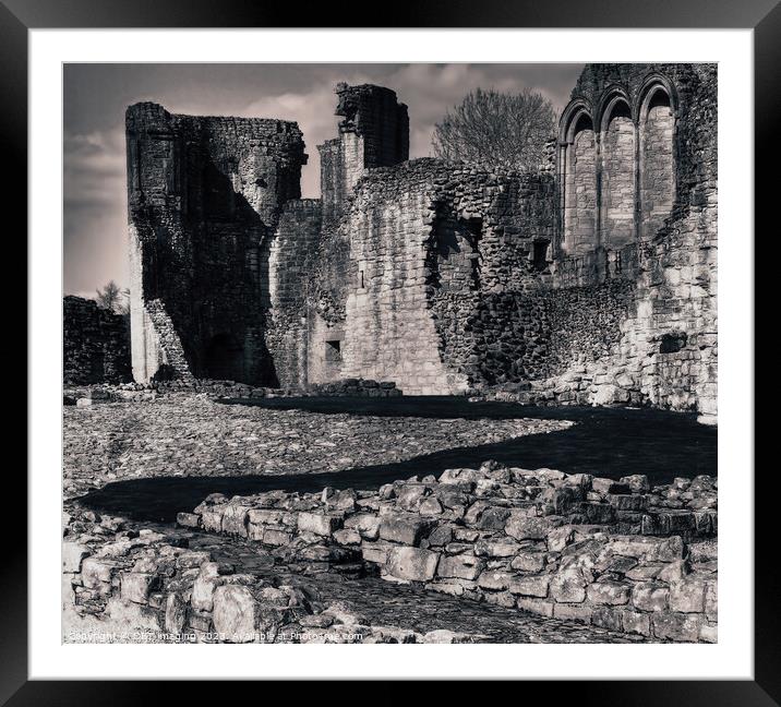 Kildrummy Castle Ruin 1250 Aberdeenshire Scotland  Framed Mounted Print by OBT imaging
