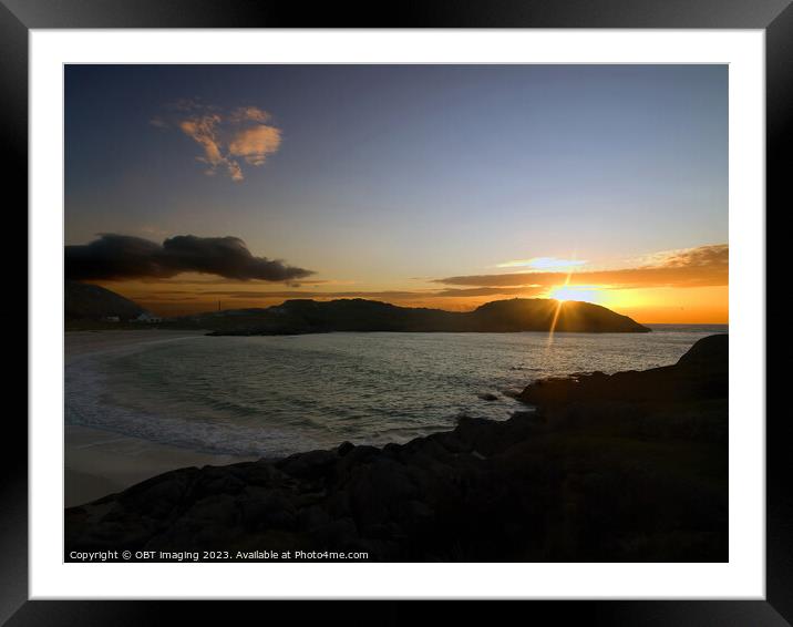 Achmelvich Assynt West Highland Scotland,  Framed Mounted Print by OBT imaging