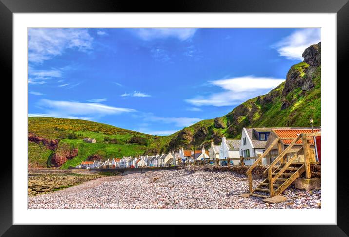 Pennan Aberdeenshire North East Scotland  Framed Mounted Print by OBT imaging