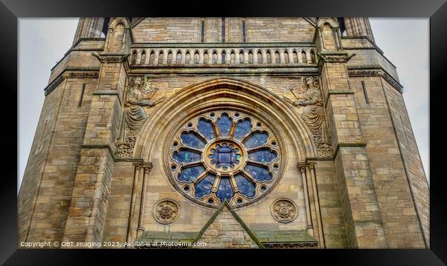 Kelvinside Hillhead Parish Church Glasgow City 1876 Framed Print by OBT imaging